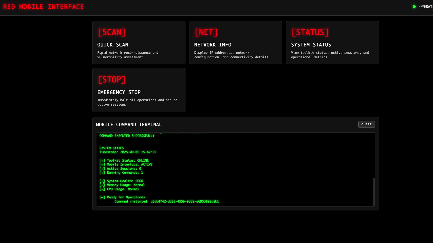 Desktop Dashboard